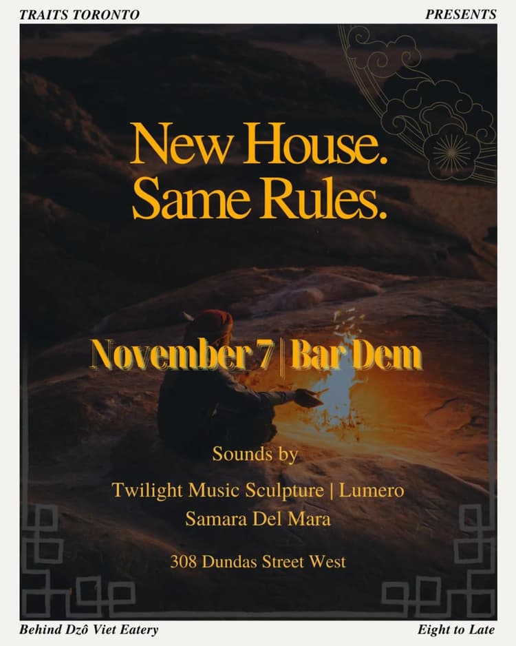 New House. Same Rules. Nov 7 event poster
